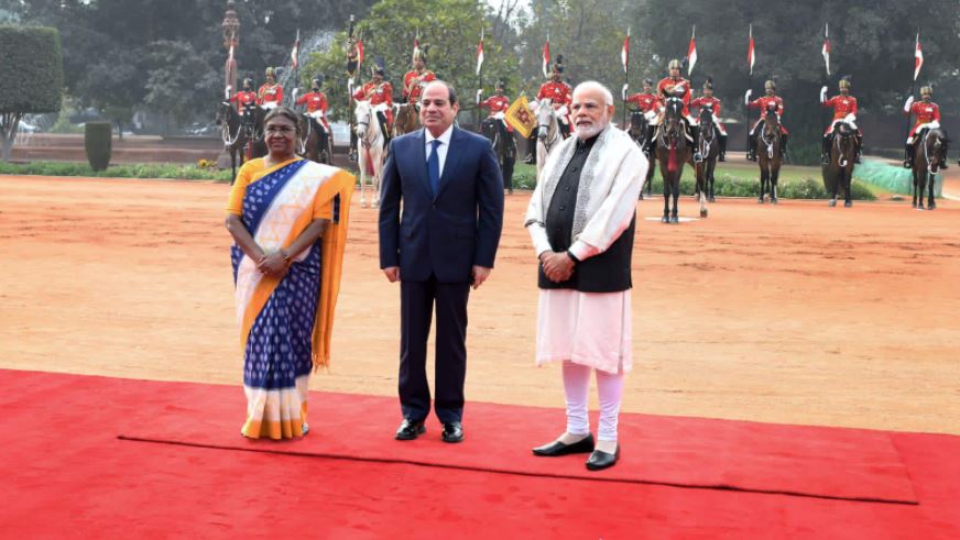 الرئيس السيسي في زيارته للهند